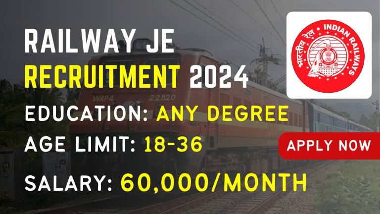 Railway JE Jobs 2024