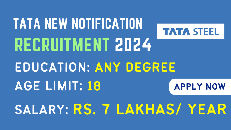 TATA New Notification 2024