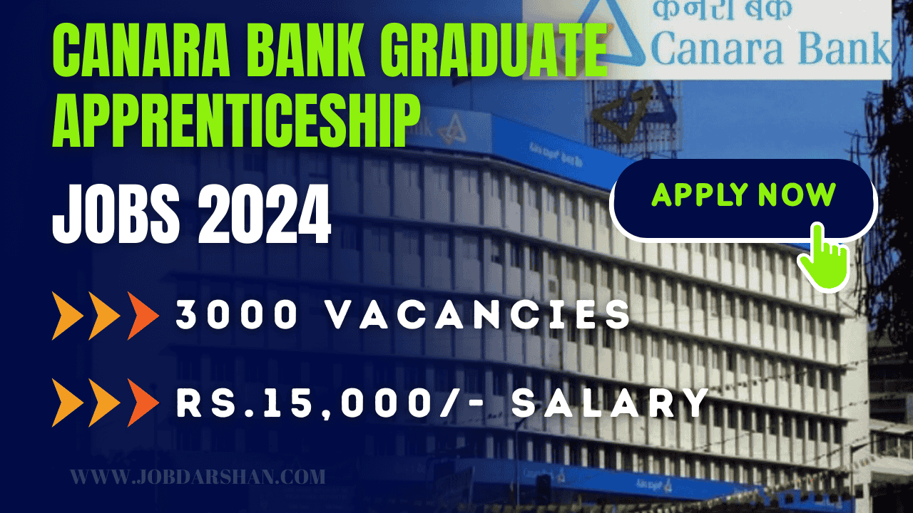 Canara Bank Graduate Apprenticeship 2024