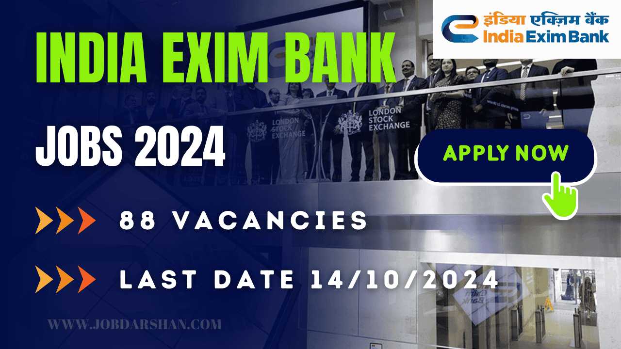 India Exim Bank Recruitment 2024