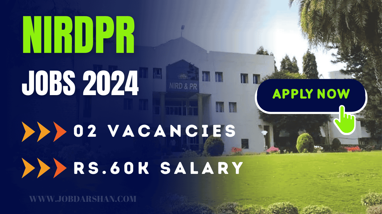 NIRDPR Contract Basis Jobs Recruitment 2024