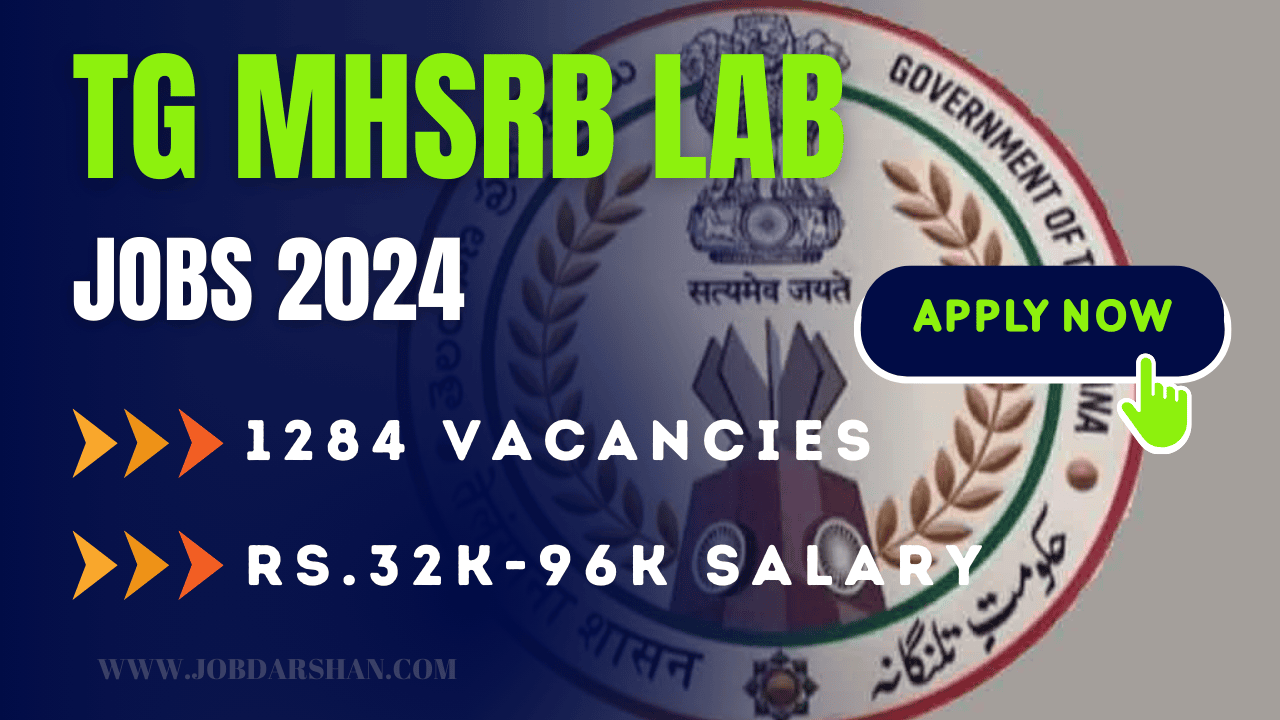 TG MHSRB Lab Technician Recruitment 2024