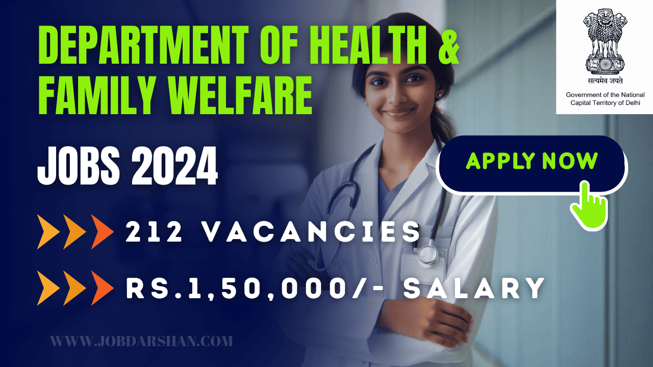 Department of Health & Family Welfare Recruitment 2024